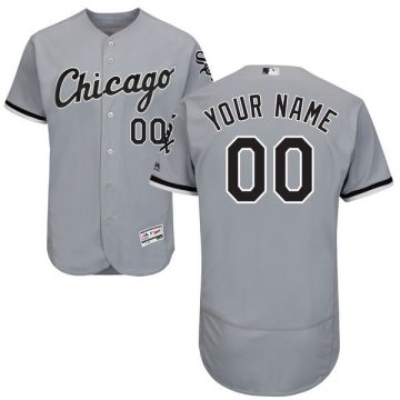 Custom Chicago White Sox Grey Flexbase Collection Jersey