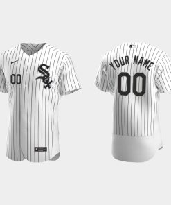 Custom Chicago White Sox White Flex Base 2020 Home Jersey