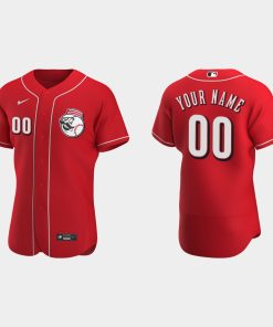 Custom Cincinnati Reds Scarlet Flex Base 2020 Alternate Jersey