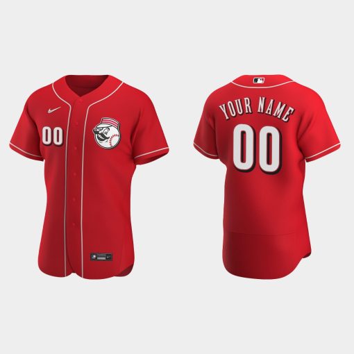 Custom Cincinnati Reds Scarlet Flex Base 2020 Alternate Jersey