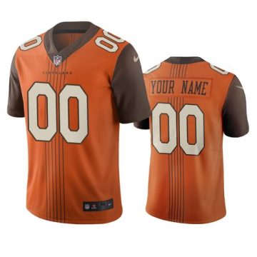 Custom Cleveland Browns Brown Vapor Limited City Edition NFL Jersey