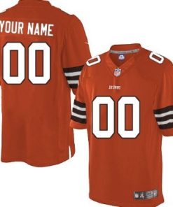 Custom Cleveland Browns Orange Limited Jersey