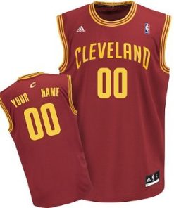 Custom Cleveland Cavaliers Red Jersey