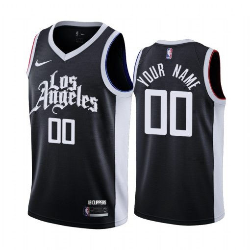 Custom Clippers Swingman Black 2020-21 City Edition Jersey