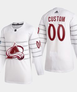 Custom Colorado Avalanche 2020 All-star Game White Jersey