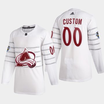 Custom Colorado Avalanche 2020 All-star Game White Jersey