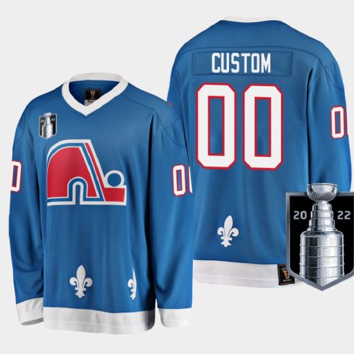 Custom Colorado Avalanche 2022 Western Conference Champs Blue Jersey Heritage