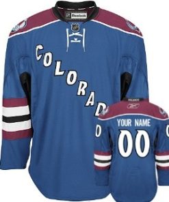 Custom Colorado Avalanche Blue Third Jersey