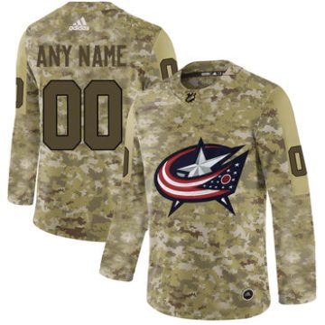 Custom Columbus Blue Jackets Camo Jersey