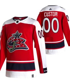 Custom Columbus Blue Jackets Red 2020 21 Alternate Player Jersey