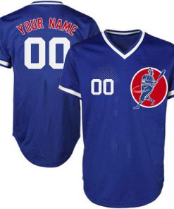 Custom Cubs Blue New Design Jersey