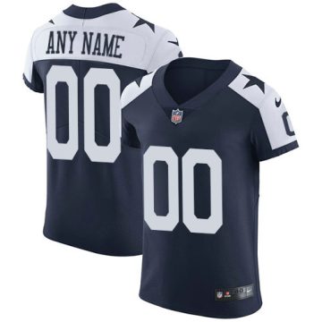 Custom Dallas Cowboys Navy Blue Alternate Vapor Untouchable Elite NFL Jersey