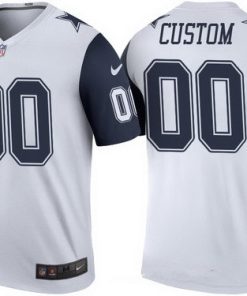 Custom Dallas Cowboys White Color Rush Legend NFL Limited Jersey