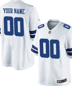 Custom Dallas Cowboys White Limited Jersey