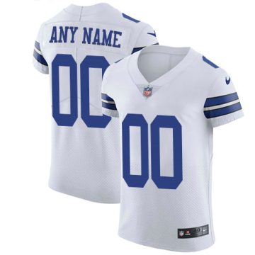 Custom Dallas Cowboys White Vapor Untouchable Elite NFL Jersey