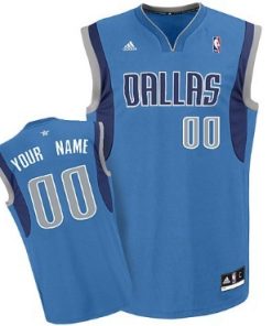 Custom Dallas Mavericks Light Blue Jersey