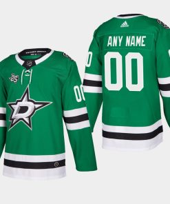 Custom Dallas Stars 2018 Home Green Player Jersey