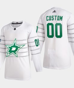 Custom Dallas Stars 2020 All-star Game White Jersey