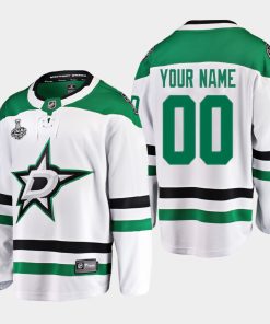 Custom Dallas Stars 2020 Stanley Cup Final Away Breakaway Player White Jersey