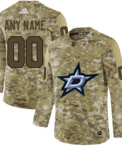 Custom Dallas Stars Camo Jersey