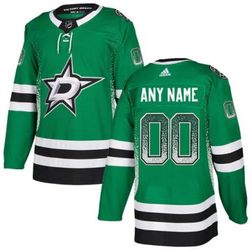 Custom Dallas Stars Green Drift Fashion Jersey