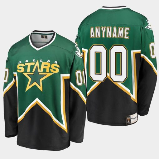 Custom Dallas Stars Heritage Premier Breakaway Player Kelly Green Jersey