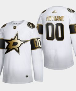 Custom Dallas Stars Golden Edition White Jersey