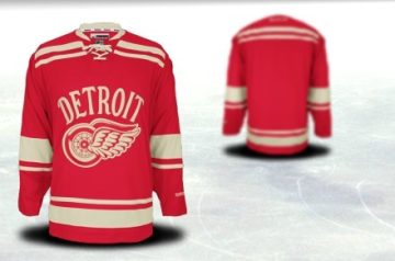Custom Detroit Red Wings 2012 Winter Classci Red Jersey