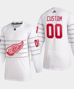 Custom Detroit Red Wings 2020 All-star Game White Jersey