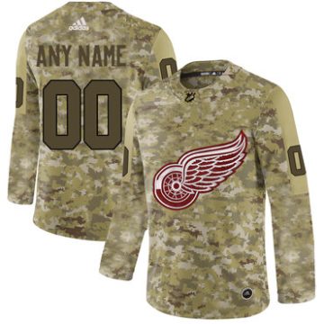 Custom Detroit Red Wings Camo Jersey