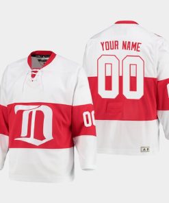Custom Detroit Red Wings Heritage White Jersey