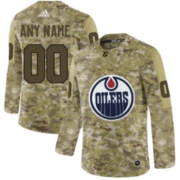 Custom Edmonton Oilers Camo Jersey