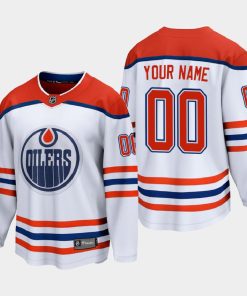 Custom Edmonton Oilers Special Edition 2021 White Jersey