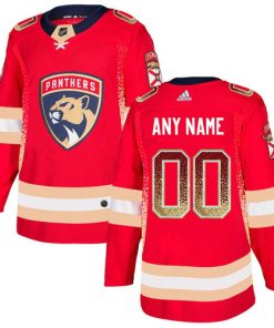 Custom Florida Panthers Red Drift Fashion Jersey