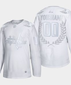 Custom Glory Washington Capitals White Award Jersey