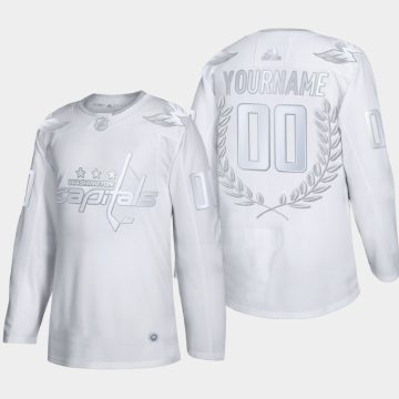 Custom Glory Washington Capitals White Award Jersey