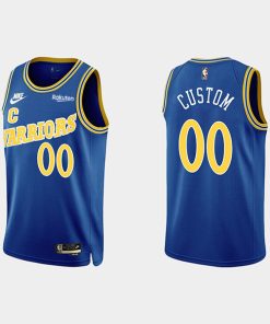 Custom Golden State Warriors 2022-23 Blue Stitched Basketball Jersey