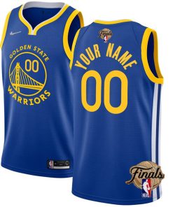 Custom Golden State Warriors Active Player 2022 Royal Finals Jersey