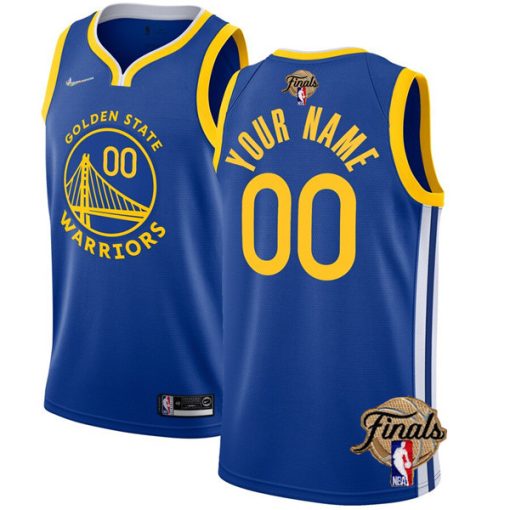 Custom Golden State Warriors Active Player 2022 Royal Finals Jersey