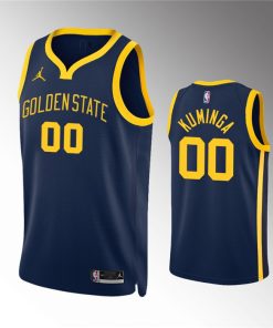 Custom Golden State Warriors Active Player Navy Statement Editionstitched Jersey