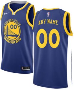 Custom Golden State Warriors Blue Swingman Icon Edition Jersey