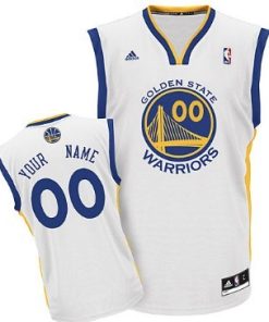 Custom Golden State Warriors White Jersey