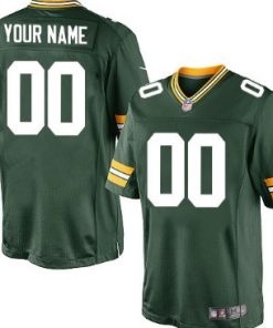 Custom Green Bay Packers Green Limited Jersey