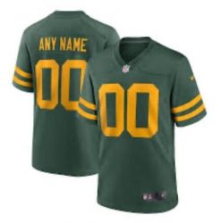 Custom Green Bay Packers Green Yellow 2021 Vapor Untouchable Stitched NFL Limited Jersey