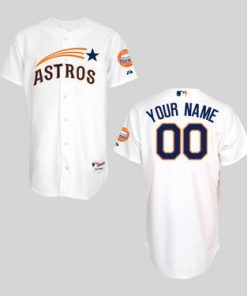 Custom Houston Astros 1972 Turn Back The Clock White Jersey