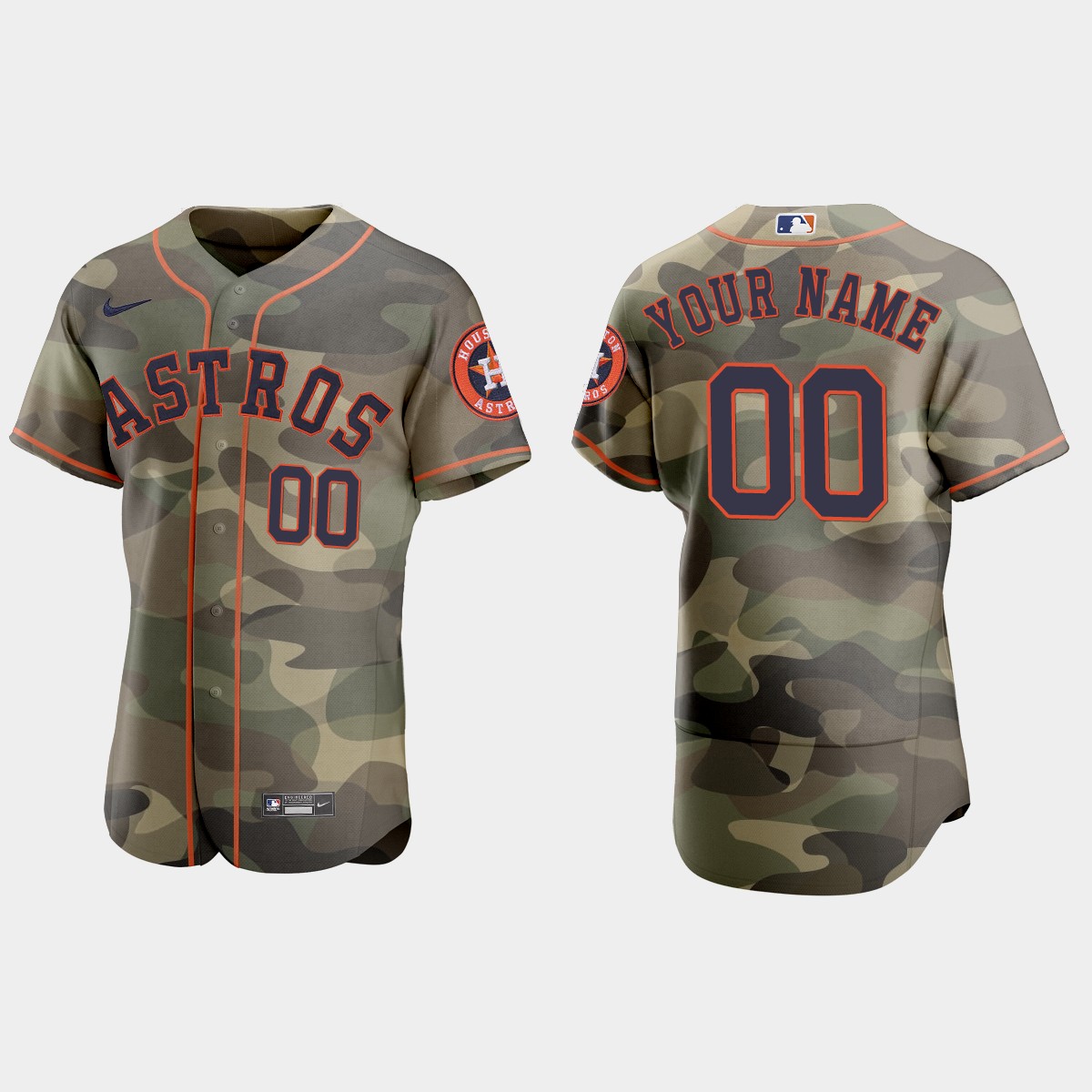 Customize Name Number Houston Astros 2021 National Armed Forces Day