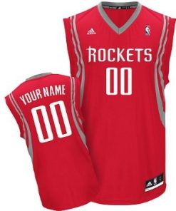 Custom Houston Rockets Red Jersey