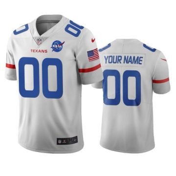Custom Houston Texans White Vapor Limited City Edition NFL Jersey
