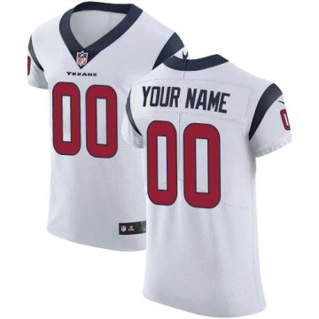 Custom Houston Texans White Vapor Untouchable Elite NFL Jersey