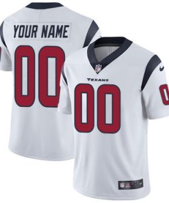 Custom Houston Texans White Vapor Untouchable Player Limited Jersey